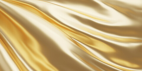 Luxury gold fabric background 3d render