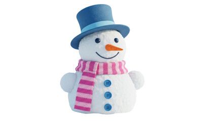 Isolated Snowman