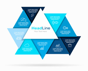 Infographic design template with place for your data. Vector illustration.