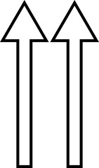 Black arrow icon. Arrow vector isolated on transparent background. Cursor modern simple different arrows flat and line style for web or app design or interface. Direction symbols.