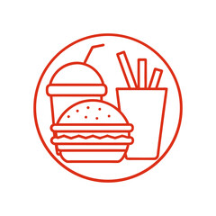 Fast Food Combo Icon