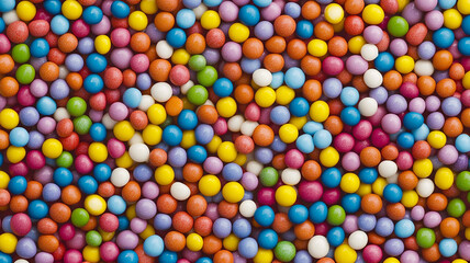 background of colorful beads made with generative AI