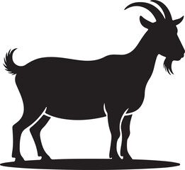Goat silhouette vector illustration design