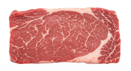 Isolated Raw Steak