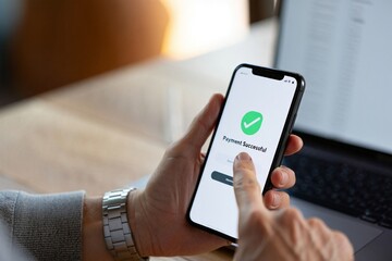 businessman using smartphone