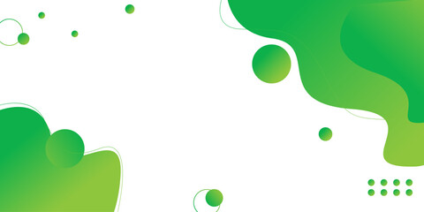 Fresh green gradient background with soft lighting natural and modern feel