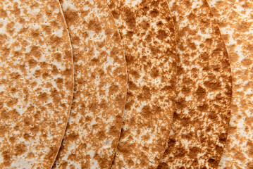 Texture of pizza pancake. Baking. Dough. Pizza