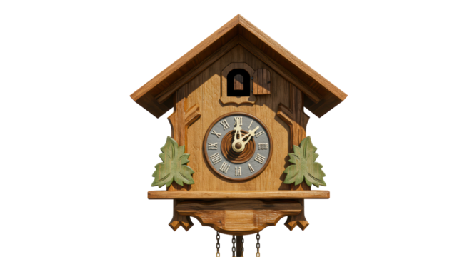 Isolated Cuckoo Clock