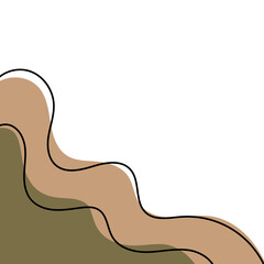 Abstract Blob Corner