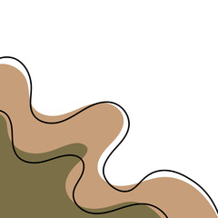 Abstract Blob Corner