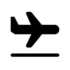 airplane icon vector illustration
