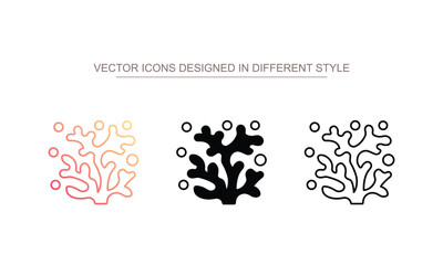 Coral icon design with white background stock illustration © Graphicsmine
