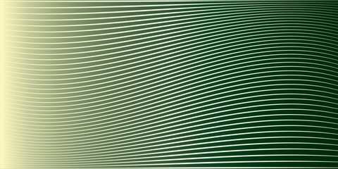 green abstract gradient background with lines wave background for banner