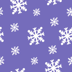 Light Purple Snowflake Pattern