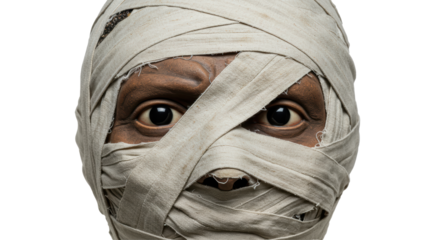 Isolated Mummy Face