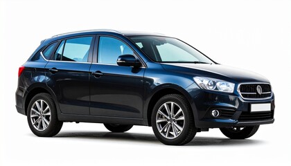 Obraz premium Passenger car isolated on a white background, with clipping path. Full Depth of field