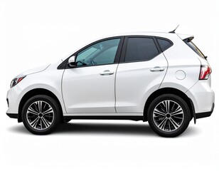 Obraz premium Passenger car isolated on a white background, with clipping path. Full Depth of field