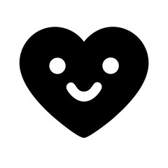 Fototapeta premium Heart-Shaped Cookie Vector Pictogram