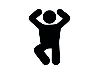 Black and White Male Icon, minimalist black line drawing of a person, silhouette of a standing male figure, male icon, male symbol, man, person, human, silhouette, simple icon, vector, black and white