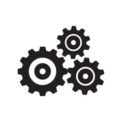 A vector illustration of industrial gear wheels and cog machinery for technology and business concepts