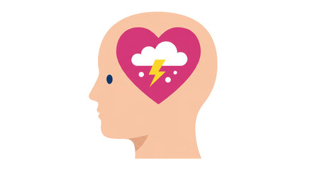 Isolated Mental Health Storm