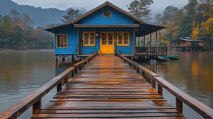 Naklejka premium Beautiful Landscape landmark famous Mountain View of Phu Langka National Park,Phayao,Thailand.Holiday travel rainy and winter season HD 8k wallpaper photographic image