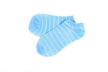 blue baby socks