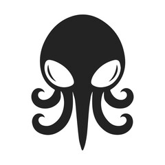 Fantasy Tentacle-Faced Monster – Vector Concept Art
