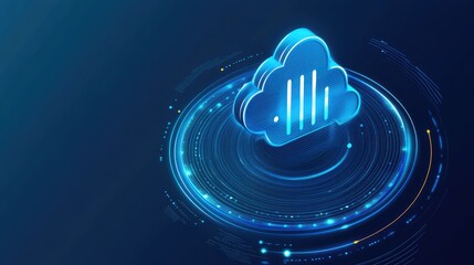Futuristic cloud computing graphic (1)