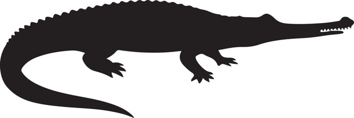 a indian gharial vector