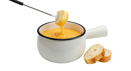 Isolated Cheese Fondue