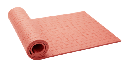 Isolated yoga mat