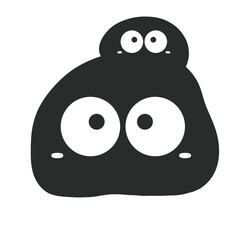 funny cartoon monster © hellomonday