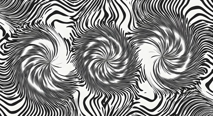 Abstract Swirl Pattern Background with Dynamic Black Lines