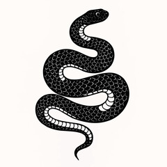 Hand drawn vintage snake illustration. Graphic sketch for posters,clothes, t-shirt design, pins, patches, badges.