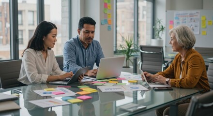 Obraz premium business people working together