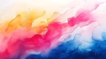 watercolor background with watercolor splashes