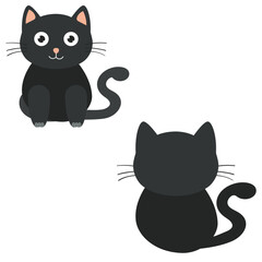 cute cat vector