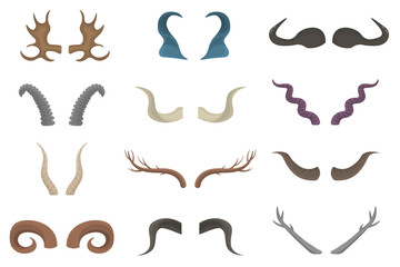 PNG silhouette bull skull antlers moose vector wild animal trophy graphic black icon head illustration horned beast design nature


