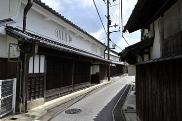 奈良県五條市五條新町の古い町並