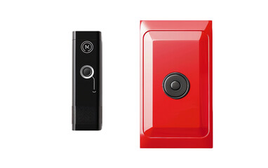 Obraz premium Integrated Doorbell on transparent background PNG.