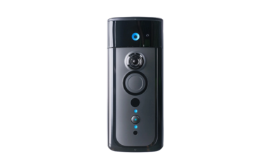 Smart Glass Doorbell on transparent background PNG.