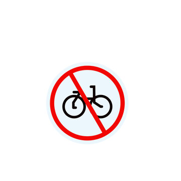 no cycling sign