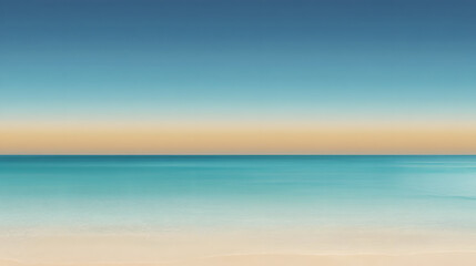 Fototapeta premium Sandy Beige to Ocean Blue Gradient for Design Projects