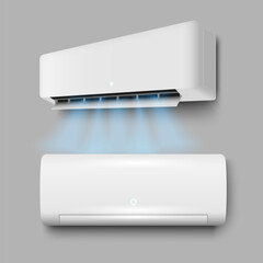 Air Conditioner with cooling flows ,cooling system, equipment for air cold wind, climate control