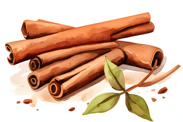 cinnamon isolated on a transparent background
