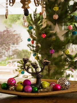 Christmas time table decorations