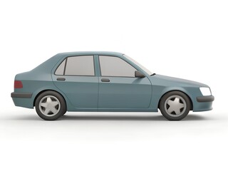 Fototapeta premium car on white background 