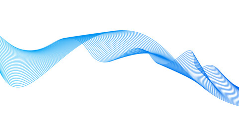 Abstract vector background with blue wavy lines,Abstract vector blue wave lines on white background,blending line background. colorful wave lines. blue lines background.