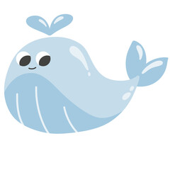 illustration of a blue whale